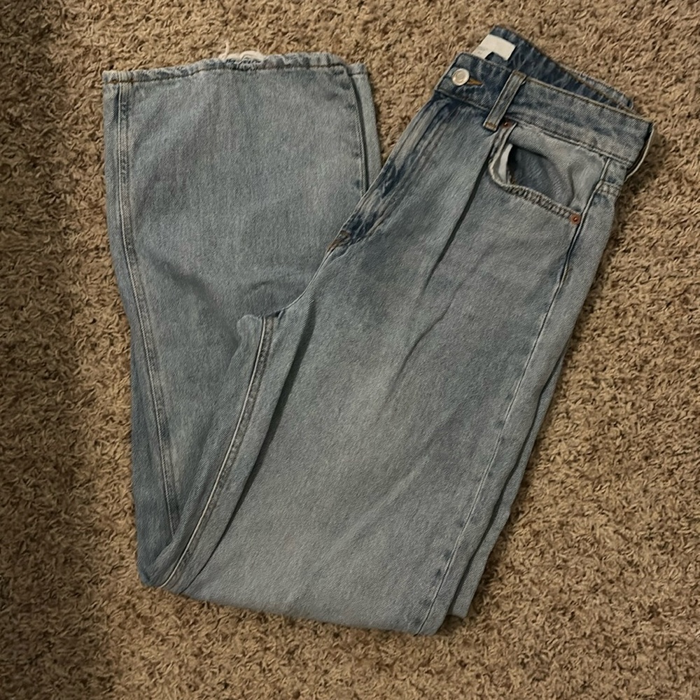 Wide leg jeans